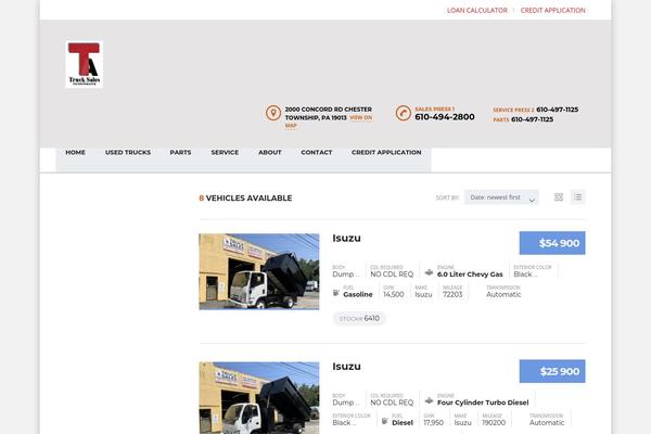 Motors theme site design template sample