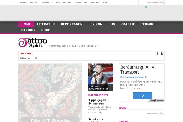 Site using Vision plugin