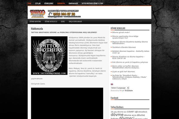 Dan theme site design template sample