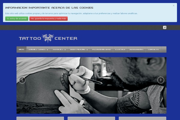 Barber theme site design template sample