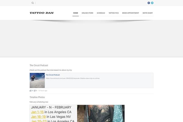 Site using Recent Facebook Posts plugin