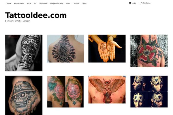 Ubud theme site design template sample