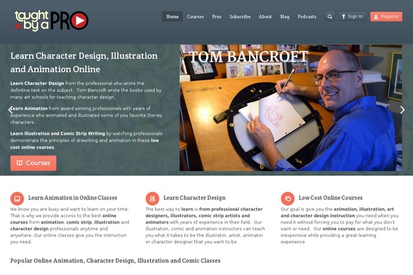 taughtbyapro.com site used Betobzor