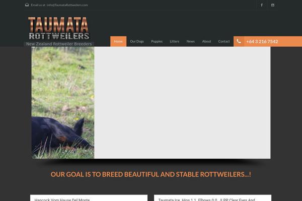 taumatarottweilers.com site used Taumata