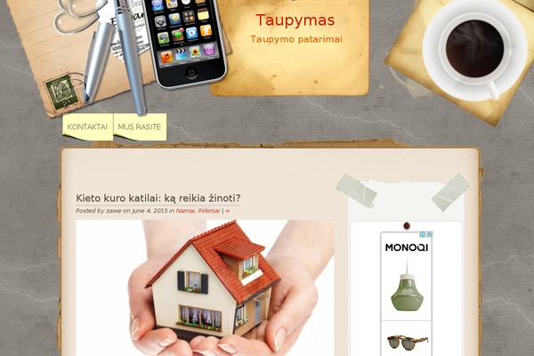 taupymas.eu site used Blogic
