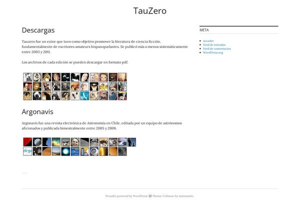 tauzero.org site used Colinear