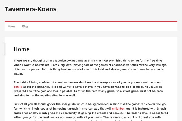 taverners-koans.com site used Own-shop