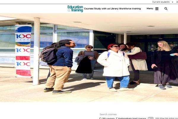 Training theme site design template sample