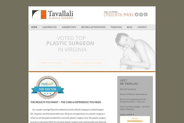 Salient theme site design template sample
