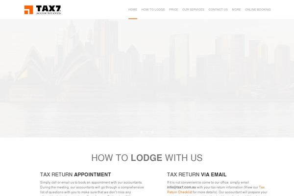 tax7.com.au site used Focuson