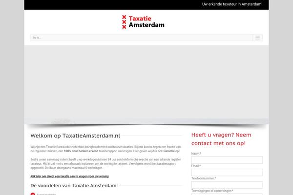 Avada Child theme site design template sample