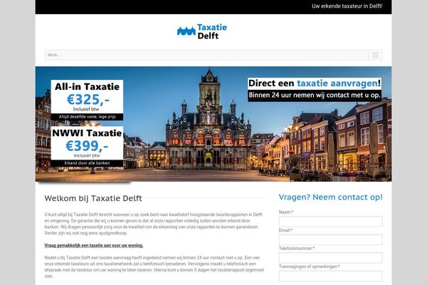 Avada Child theme site design template sample