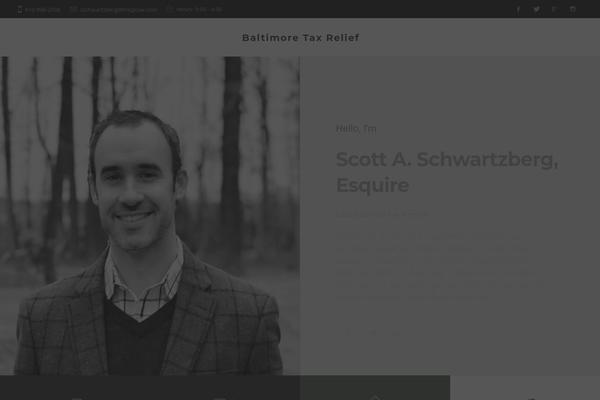 Argenta theme site design template sample