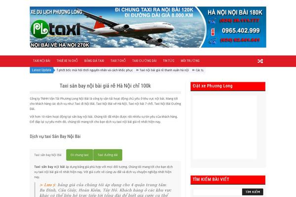 SaladMag theme site design template sample