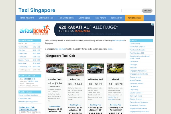 taxisingapore theme websites examples