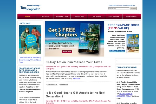 Site using Strong Testimonials plugin