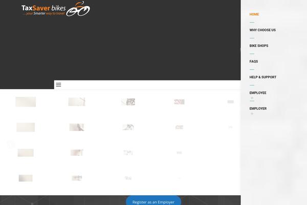 The7 Child theme site design template sample