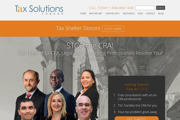 taxsolutionscanada.com site used Farbertax-theme