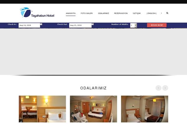 Site using Gdlr-hotel plugin