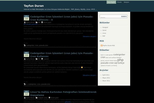 tayfunduran.com site used Justread