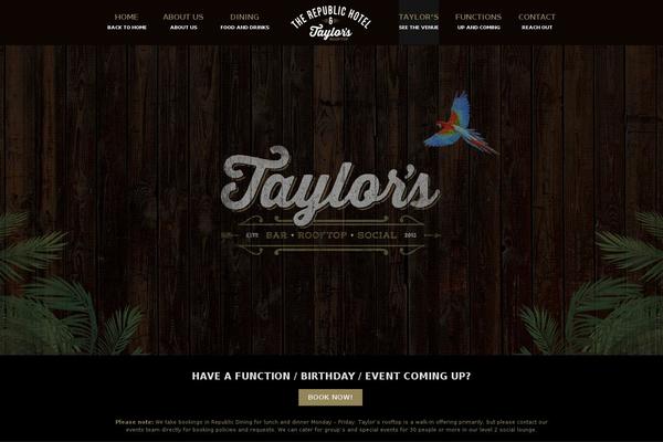 Verona theme site design template sample
