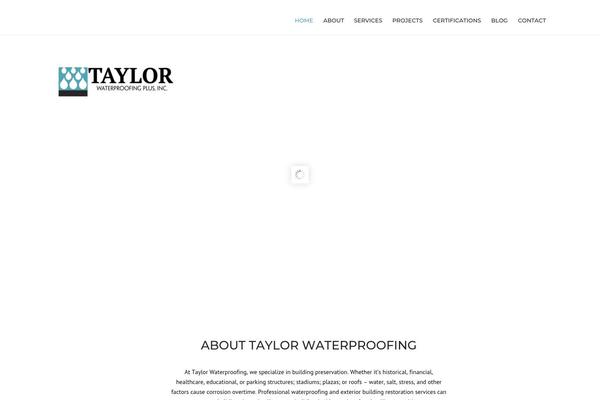 Industrial theme site design template sample