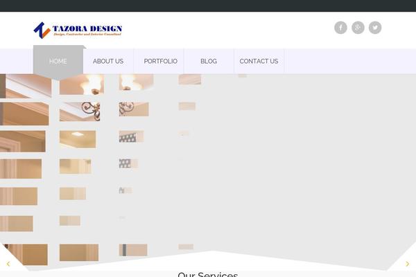tazoradesign.com site used Vsstem