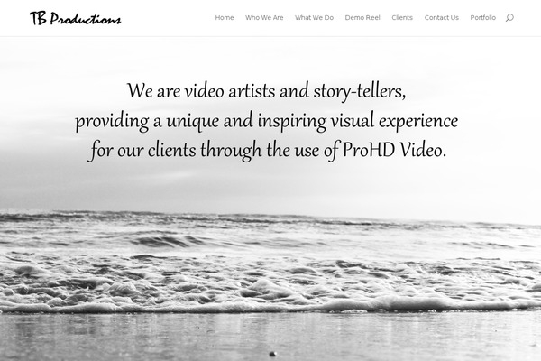 Inspiro theme site design template sample