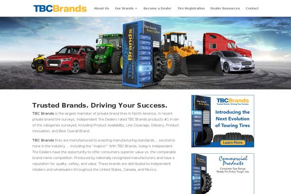 TBCBrands theme websites examples