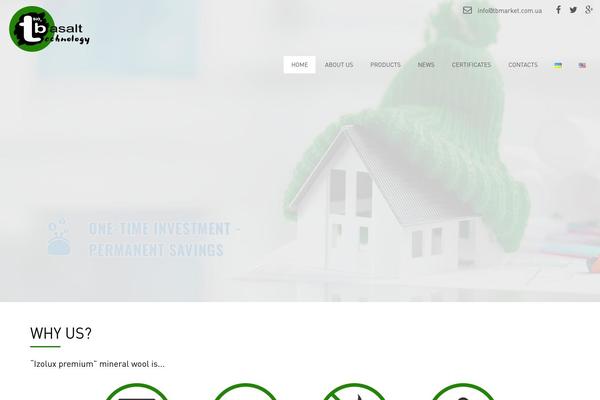 Industrial theme site design template sample