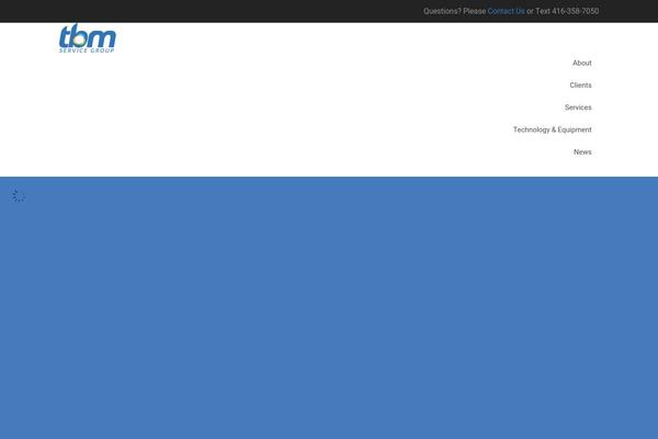 Tbm theme site design template sample