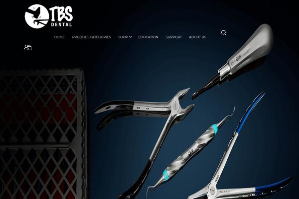 Storefront theme site design template sample