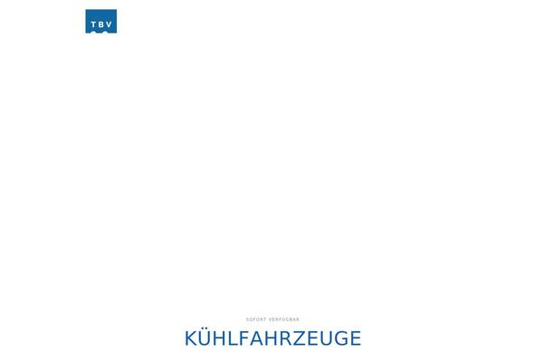 tbv-kuehlfahrzeuge.de site used Tbv