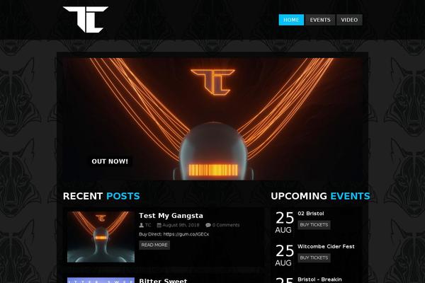 Clubber theme site design template sample