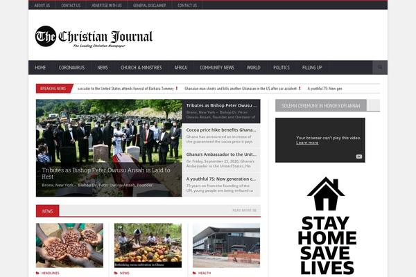 NovoMag theme site design template sample