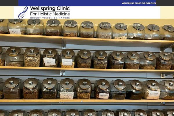 Wellspring theme site design template sample
