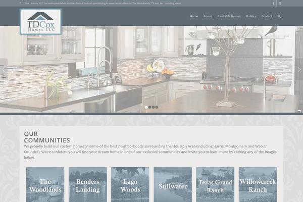 Enfold theme site design template sample