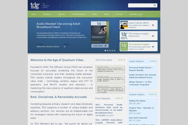 TDG theme websites examples