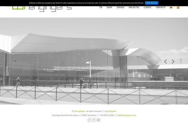 Berg theme site design template sample