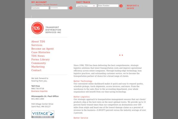 Tds theme site design template sample