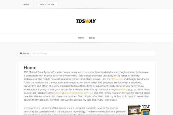 tdsway.com site used Cherry-biz