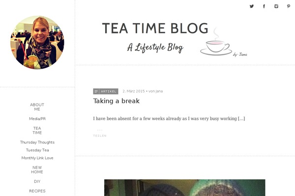 Camille theme site design template sample