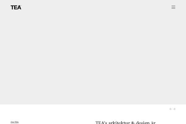 tea.se site used Tea-theme