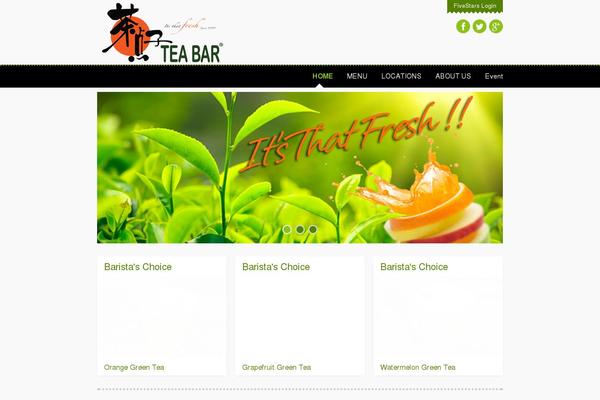 Dine & Drink theme site design template sample