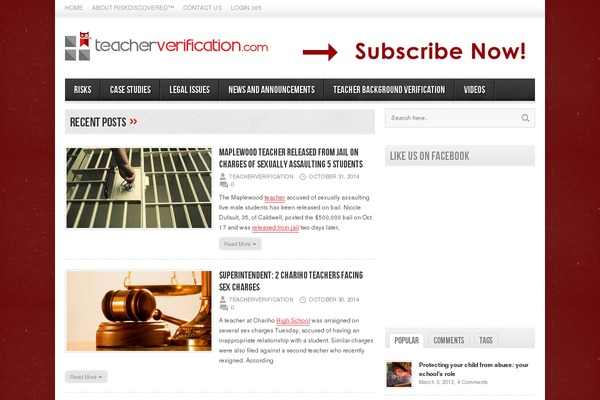 Site using Email Subscription Box After Post Content plugin