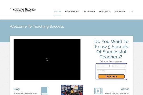 Thrive theme site design template sample
