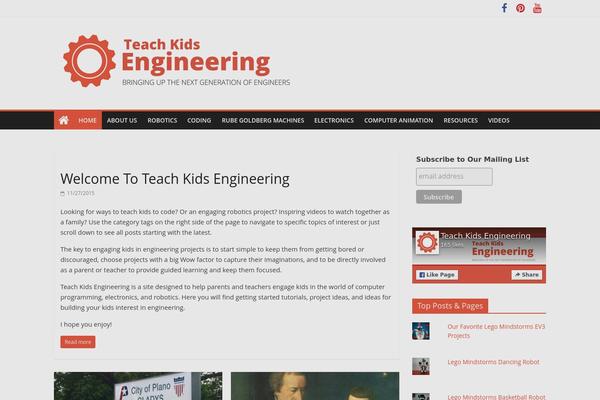ColorMag theme site design template sample