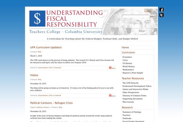 teachufr.org site used News Way