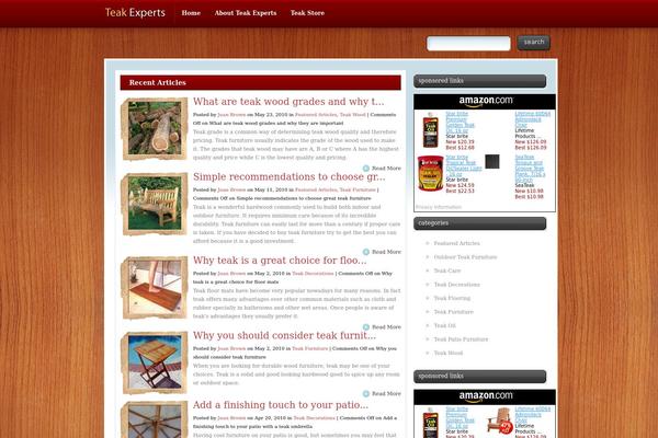 Wooden theme site design template sample