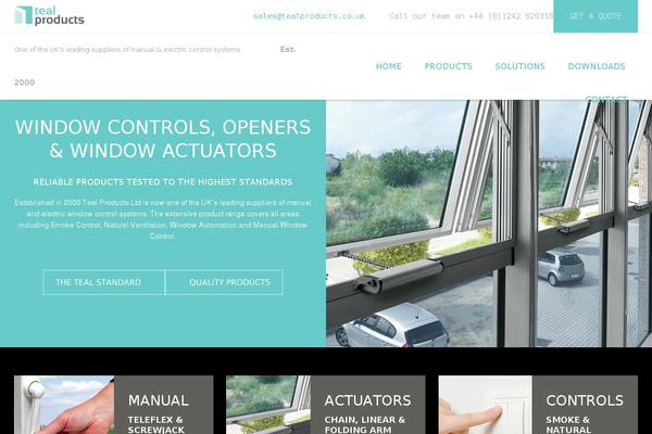tealproducts.com site used Teal